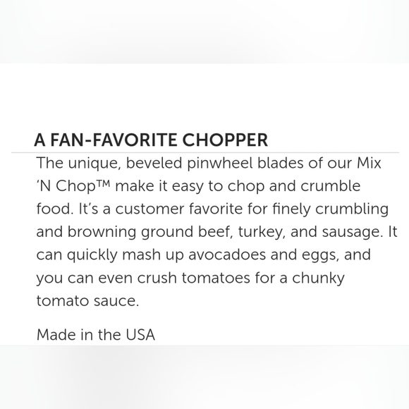 Pampered chef mix n chop - Picture 10 of 10